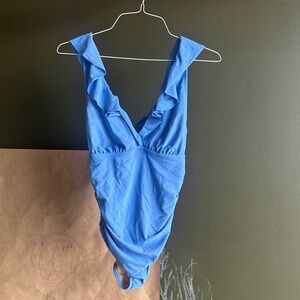 Blue One Piece Swimsuit